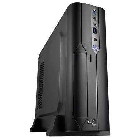 AEROCOOL CS-101 Slim M-ATX Computer Case - Black ACCS-PC0401411